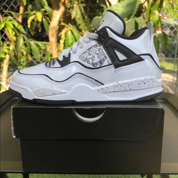 Air Jordan 4 “DIY” Size 13c Preschool - Picture 2 of 6